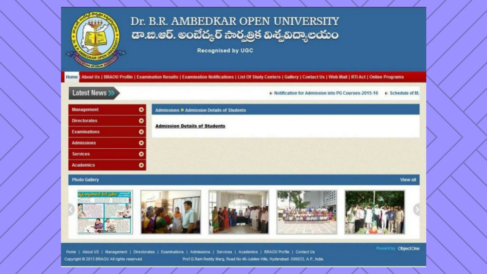 Ambedkar Open University Hyderabad - Know Admission Process in Dr. B.R ...